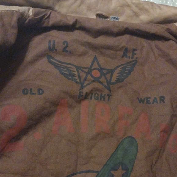 vintage U2 Wear Me Out leather bomber flight jacket. - Picture 2 of 16